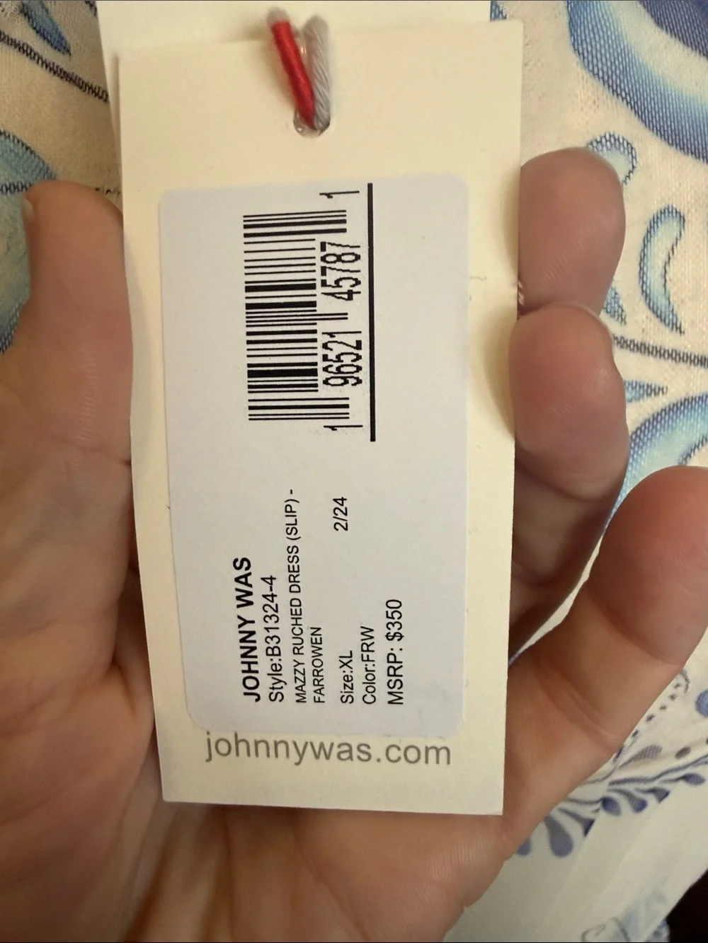 Johnny Was Mazzy Ruched Dress Farrowen Floral Midi Dress